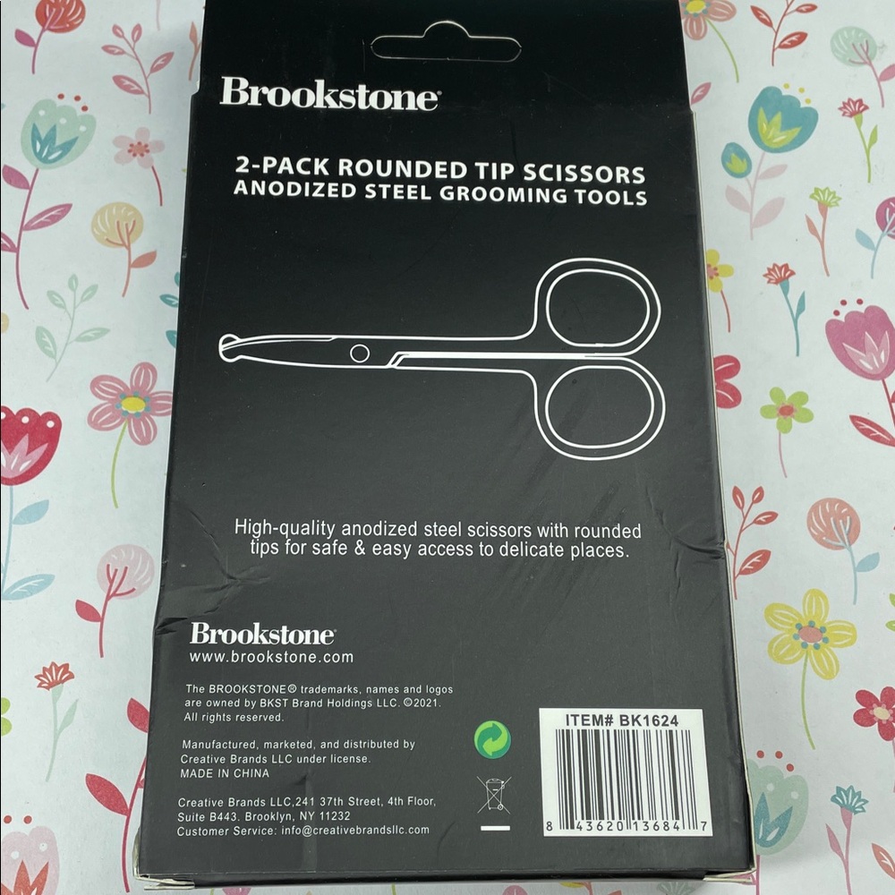 Brookstone Black Rounded Tip Scissors Set - Picture 3 of 3